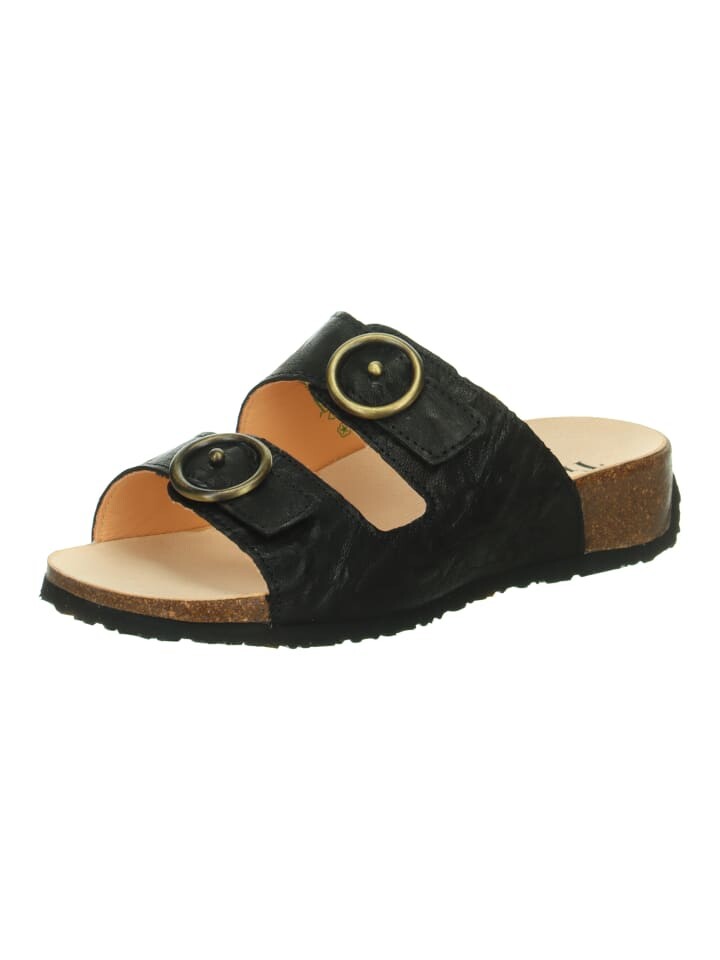 

Мюли Think! Tieffußbett Pantolette MIZZI DAMEN, черный