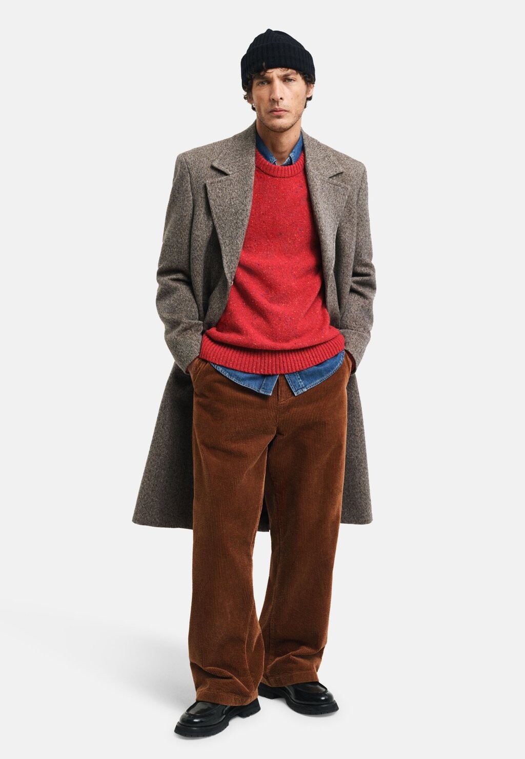 

Джемпер NEPS C NECK GANT, светло-красный