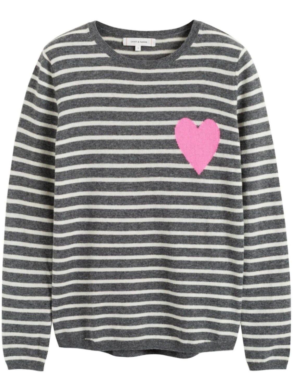 

Chinti & Parker джемпер Breton Heart, серый