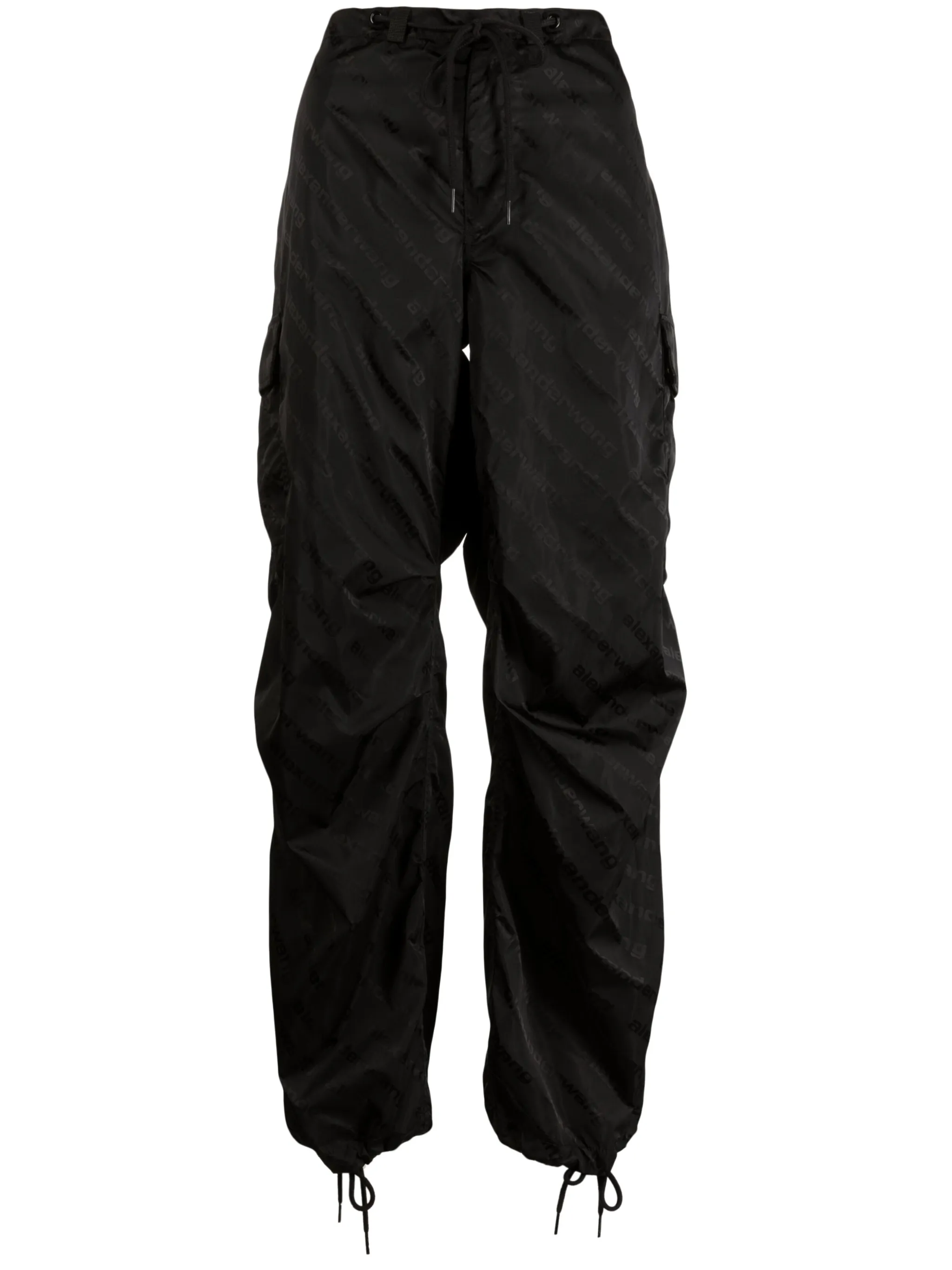 

Спортивные брюки с кулиской и логотипом Alexander Wang, черный