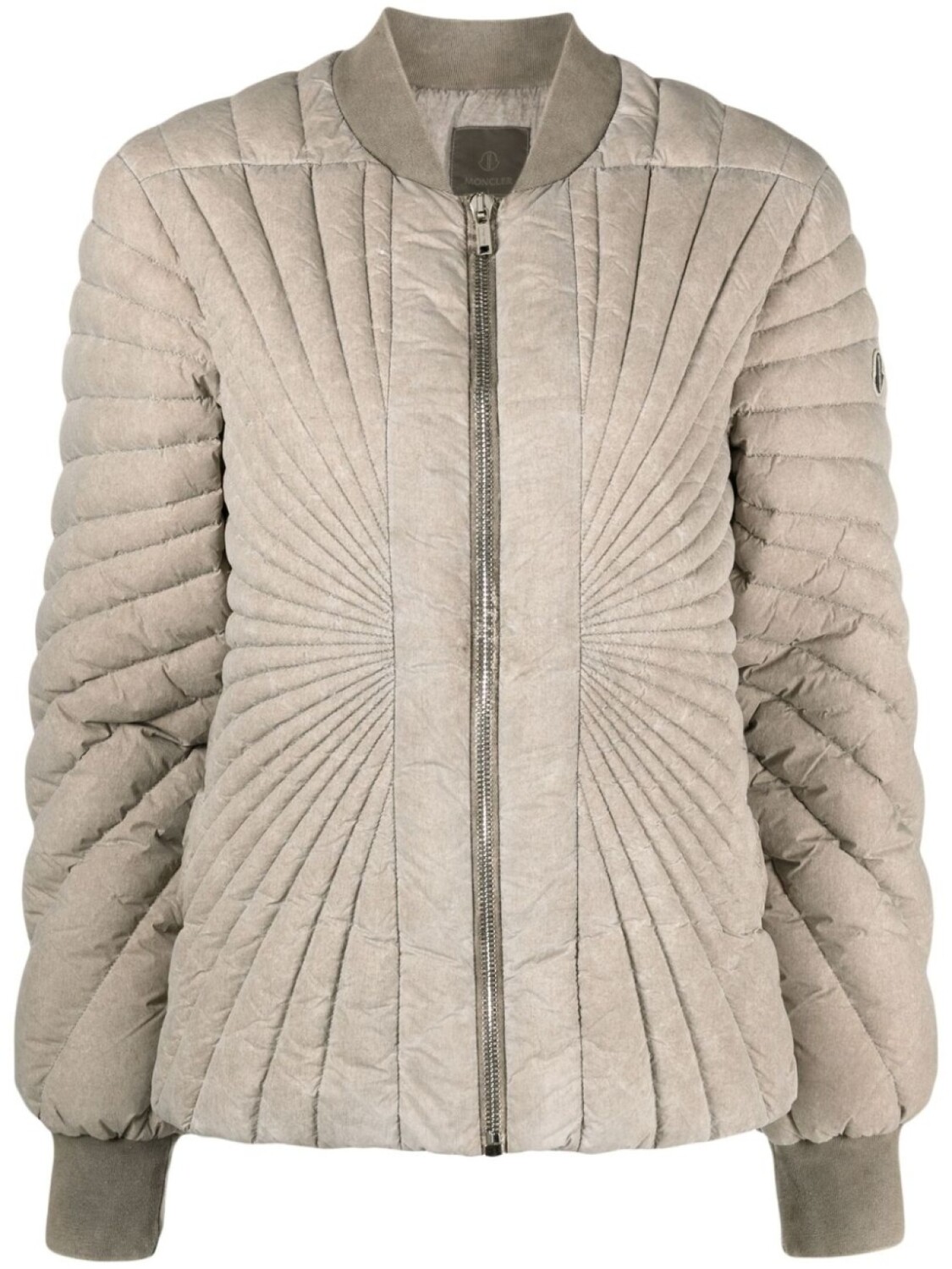 

Moncler пуховик Radiance Flight, нейтральный цвет