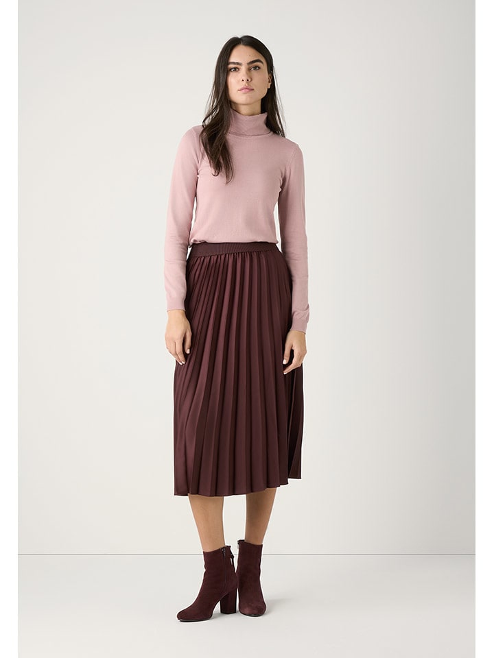 

More & More Плиссированная юбка темно-коричневого цвета