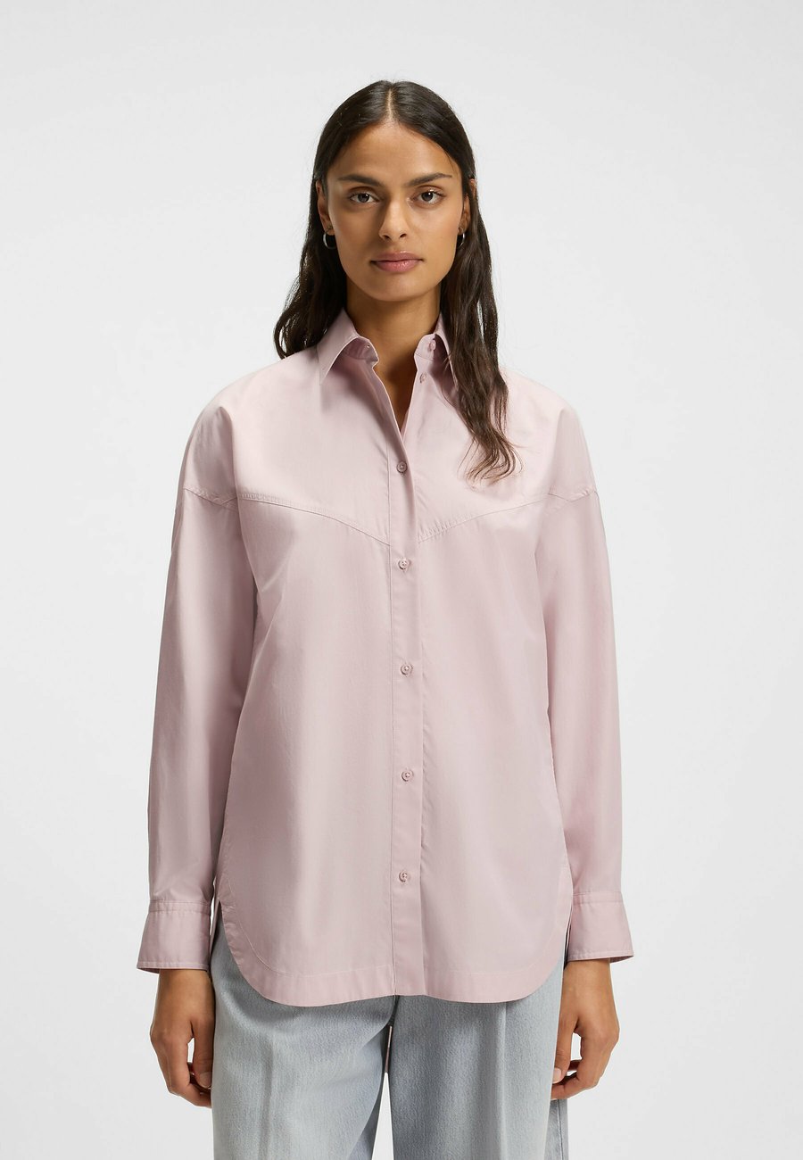 

Блуза BOSS BOSTAFFA, Open Purple Twentytwo/Lilac