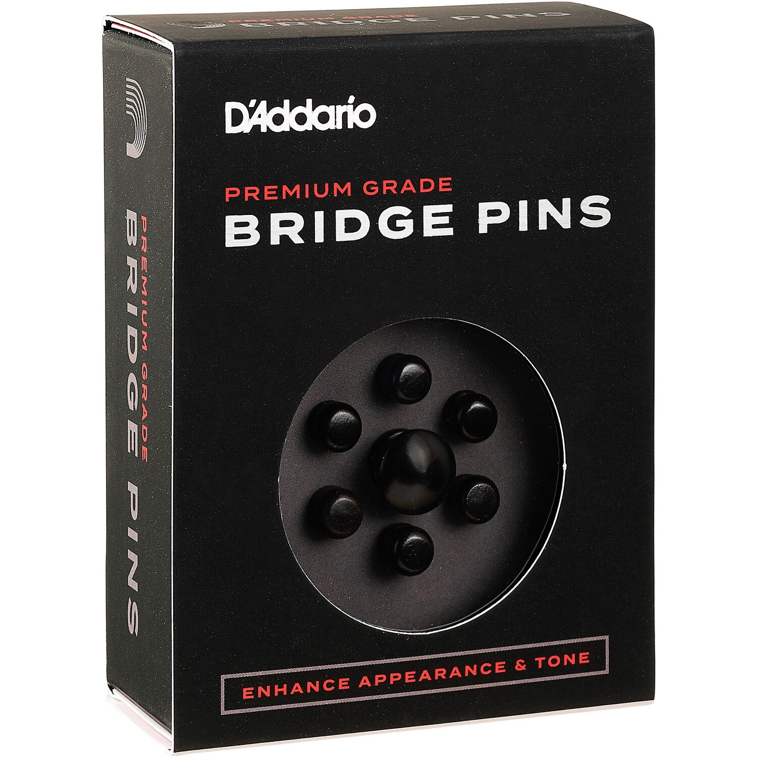 

D'Addario Ebony Набор перемычек/концевых штифтов, черное дерево