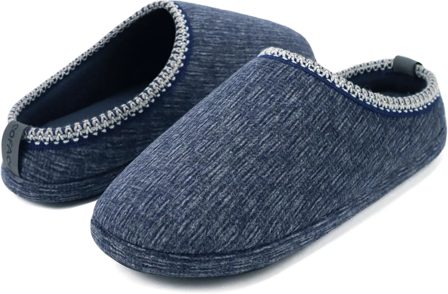Мужские мягкие тапочки COFACE Cuddly Mules, удобные тапочки из пены с эффектом памяти, мягкие домашние тапочки для мужчин, для дома и улицы, Navy