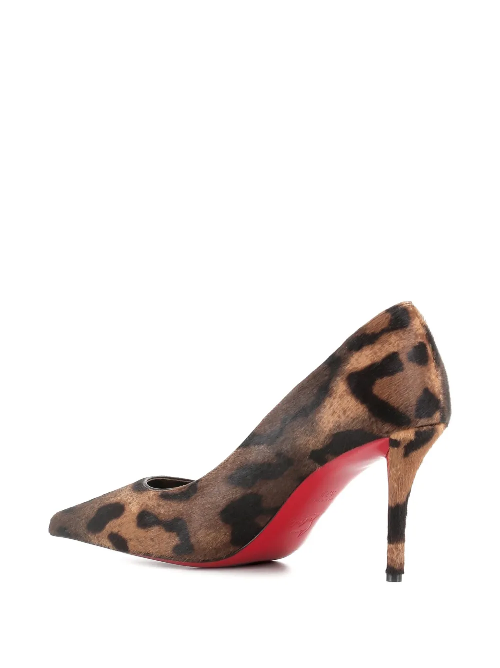 Туфли-лодочки на шпильке с леопардовым принтом Christian Louboutin, коричневый — фото 3