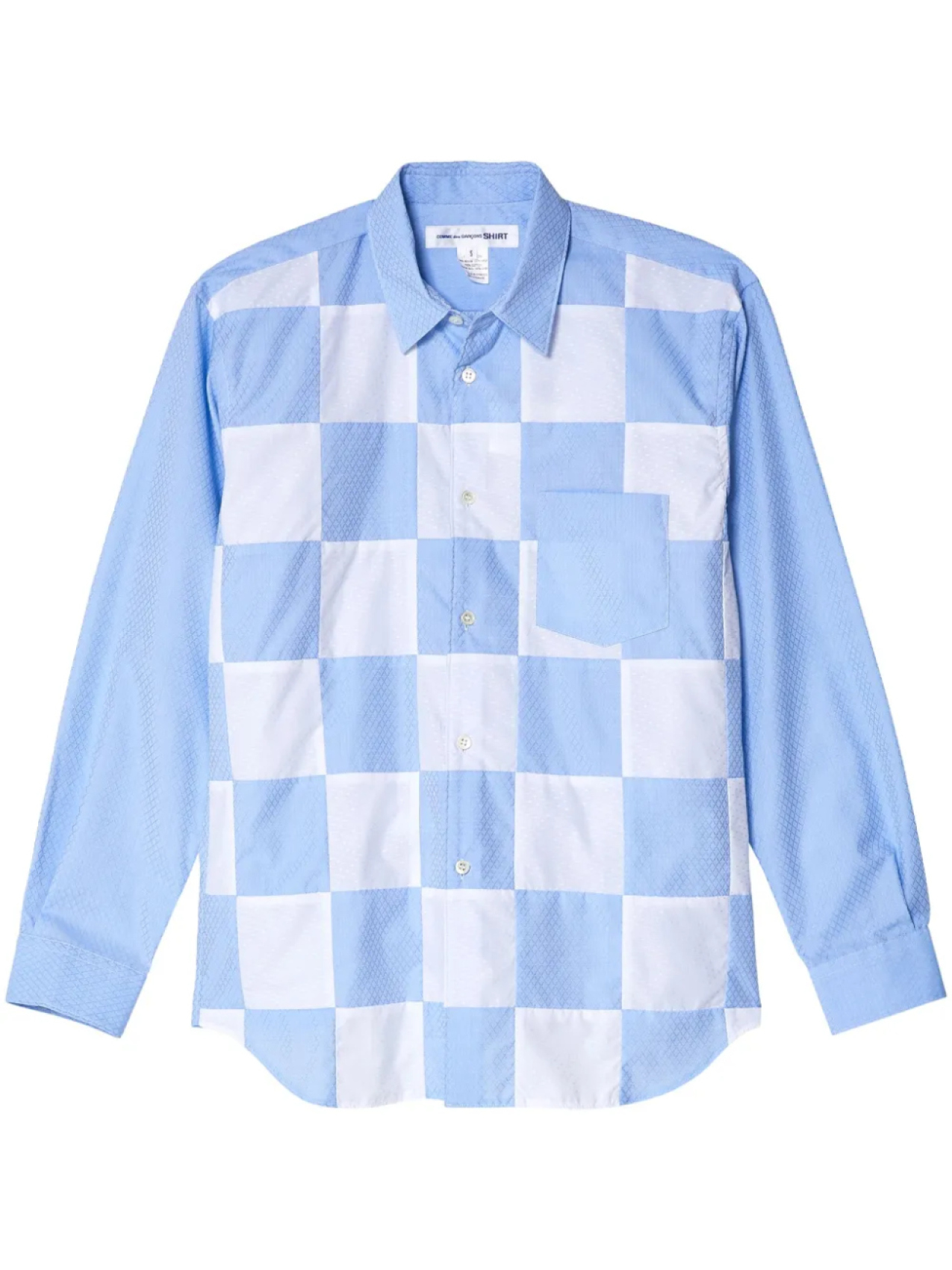 

Comme Des Garçons Shirt рубашка в клетку, синий