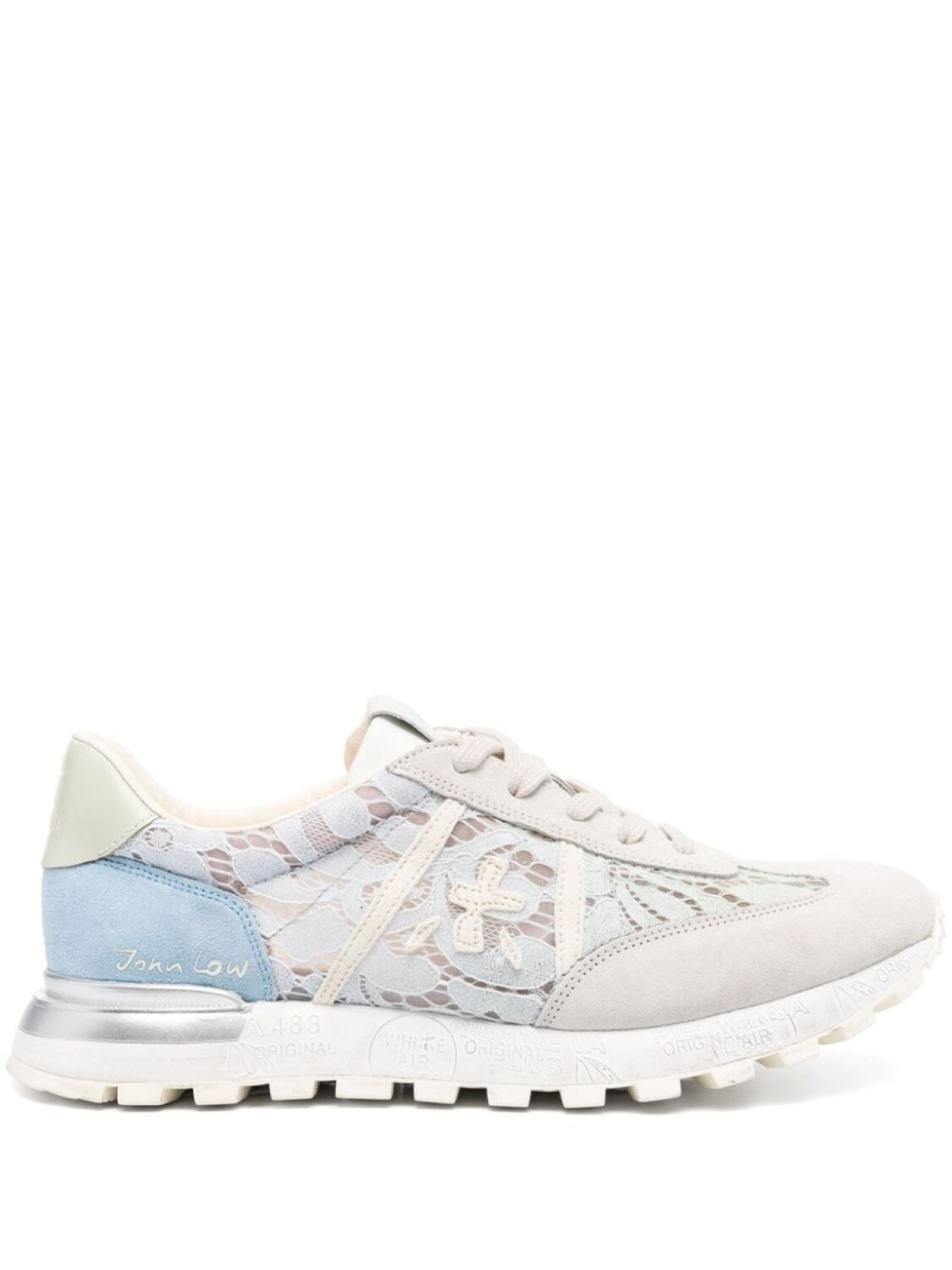 

Premiata кроссовки John Low 6801, серый, Серый;белый, Premiata кроссовки John Low 6801, серый