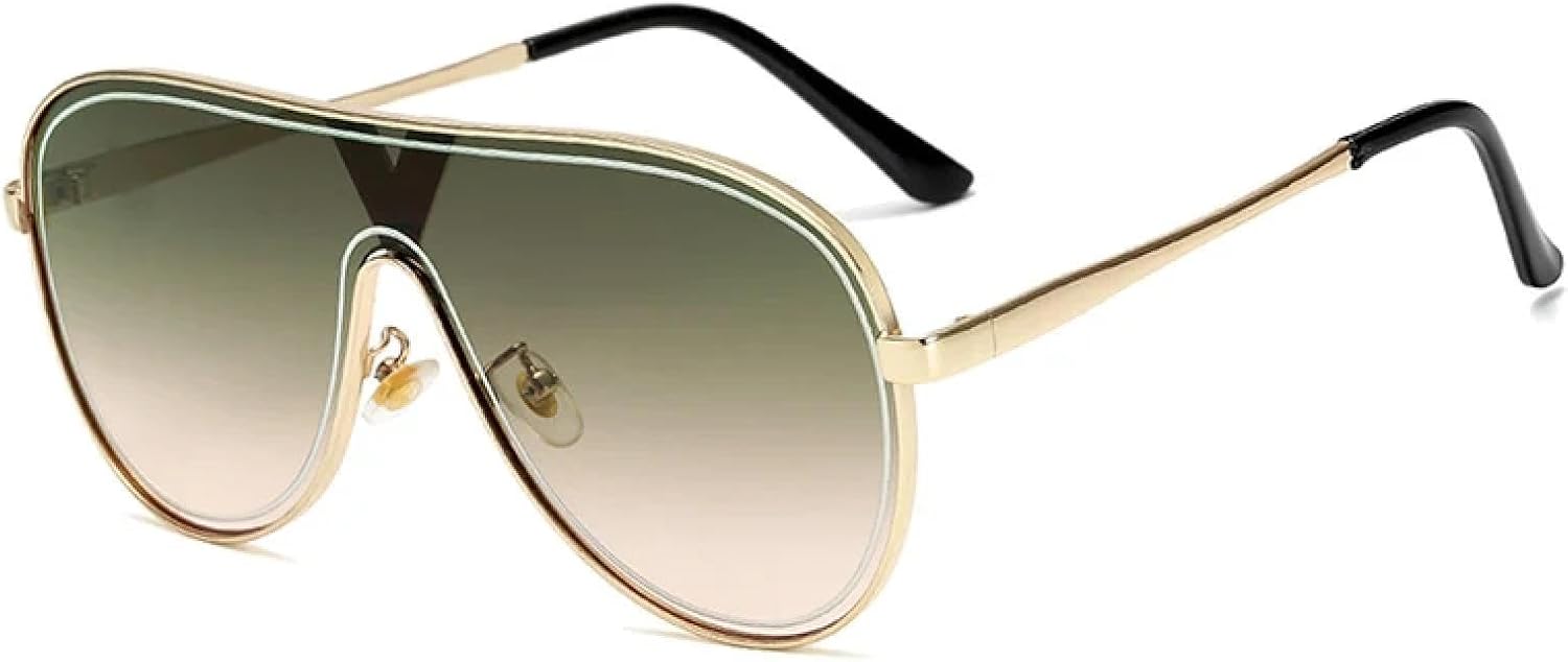 

Роскошные винтажные солнцезащитные очки с плоской верхней частью для женщин, большая оправа, градиентные линзы, круглые, мужские, для путешествий и вождения TVTBBVV, C6 Brown Pink