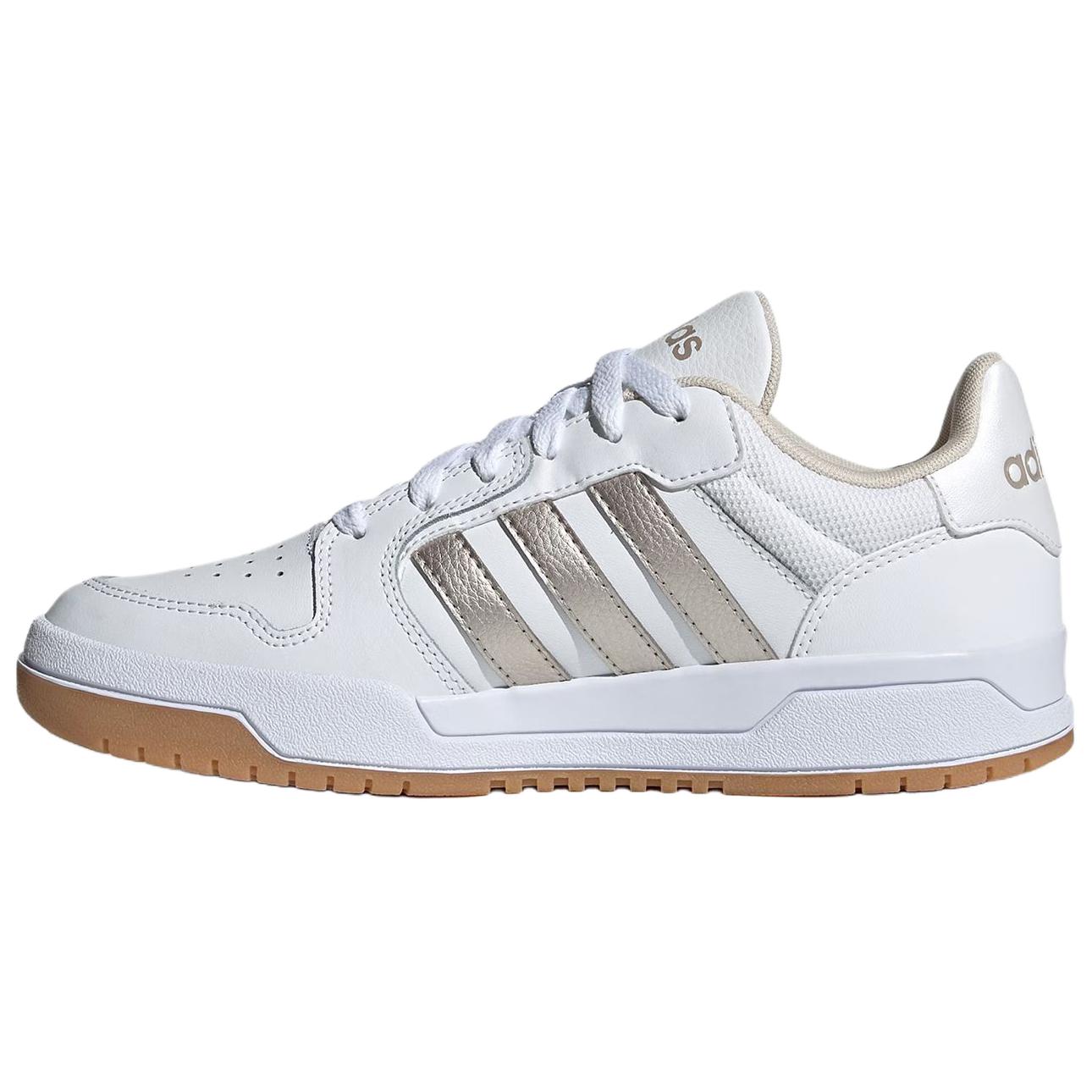 Adidas ENTRAP нескользящие устойчивые к истиранию низкие кроссовки для скейтбординга унисекс белый серебристый — фото 3