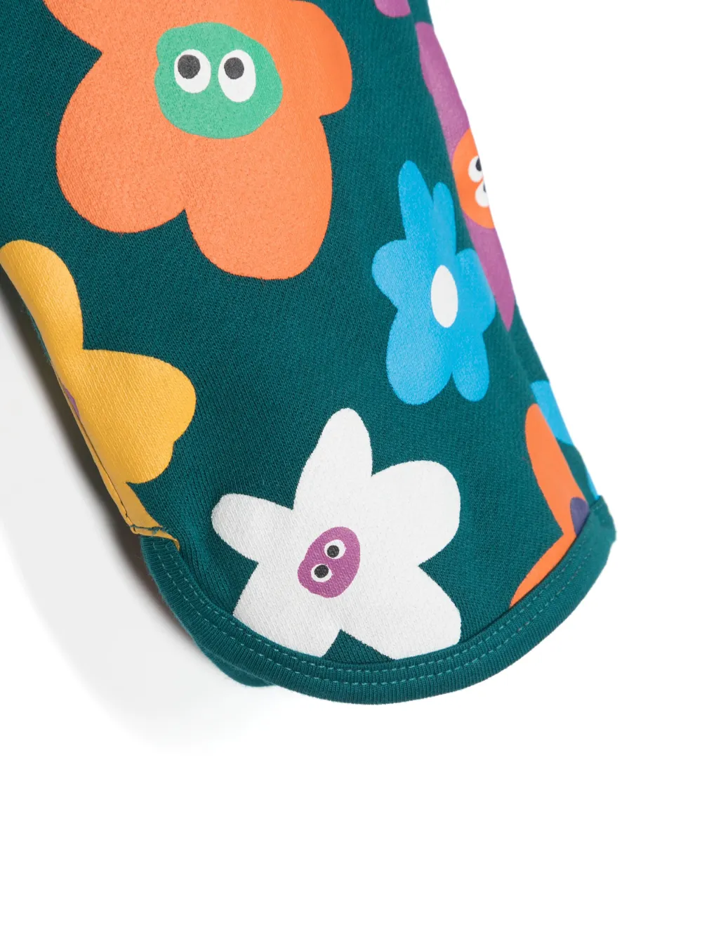 Спортивные брюки с принтом Stella McCartney Kids, зеленый — фото 3