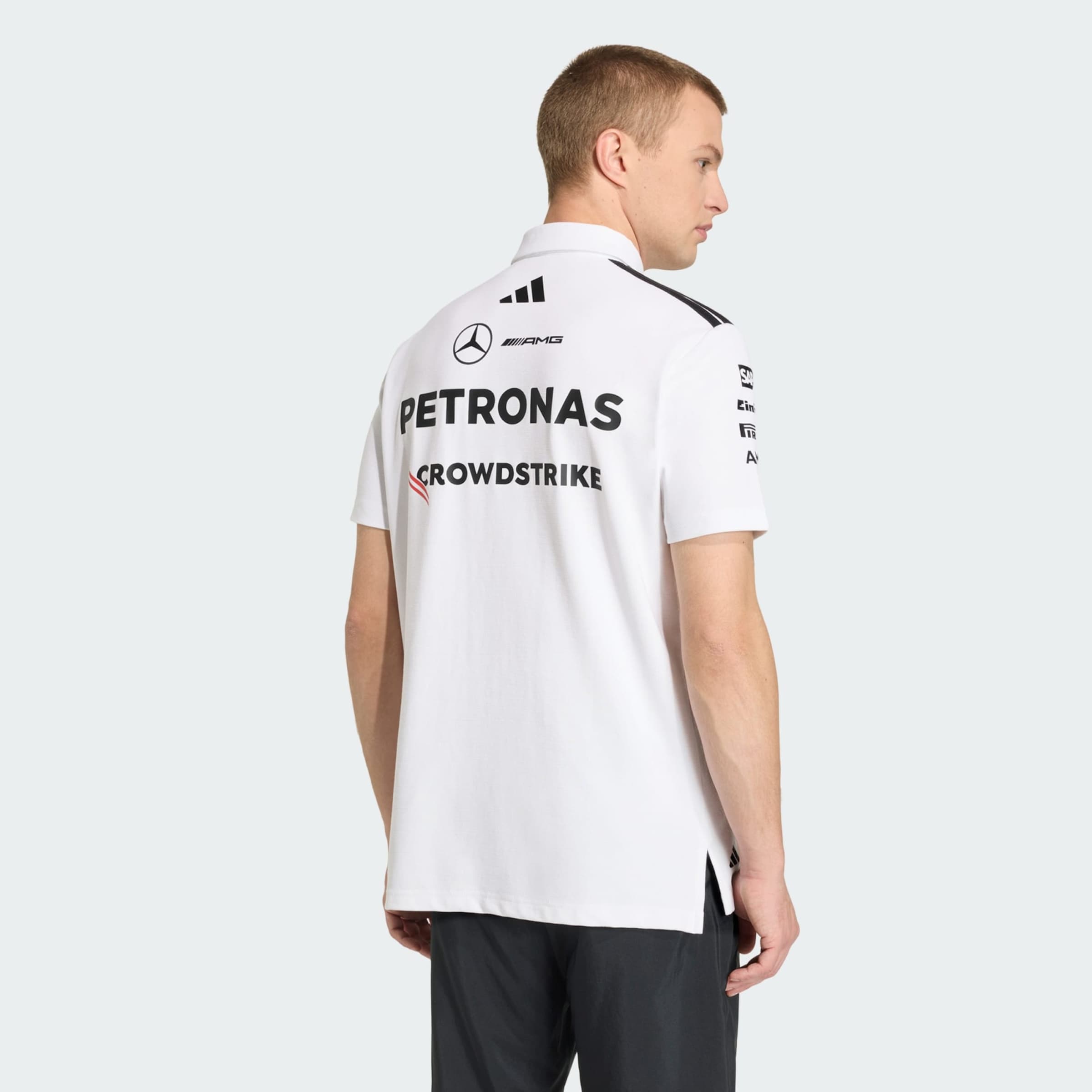 Adidas Performance Футболка Performance 'Mercedes - Amg Petronas Formula 1 Team Engineers' белая — фото 3