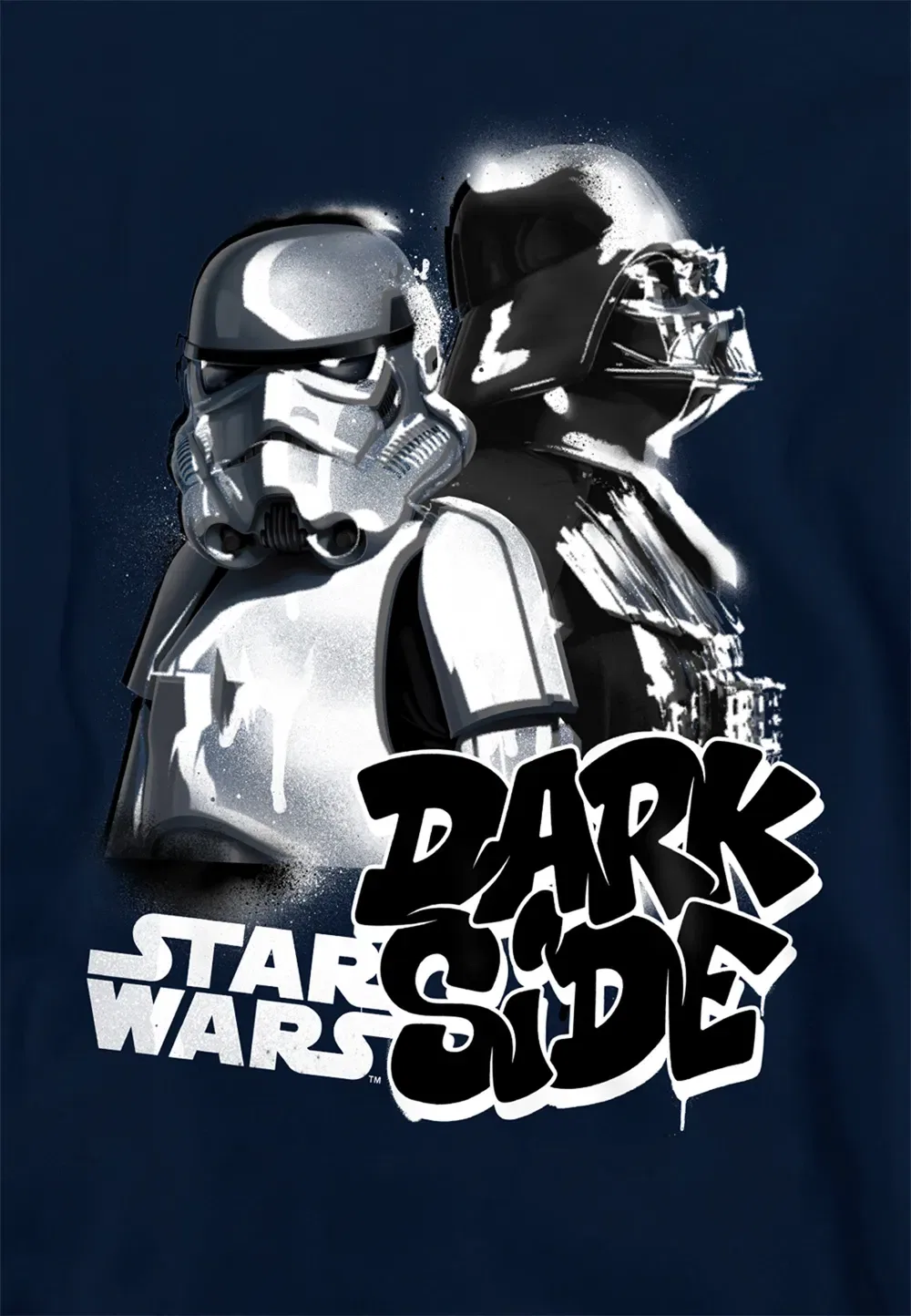 Детская худи Star Wars Dark Side Duo темно-синий Disney, темно-синий — фото 2