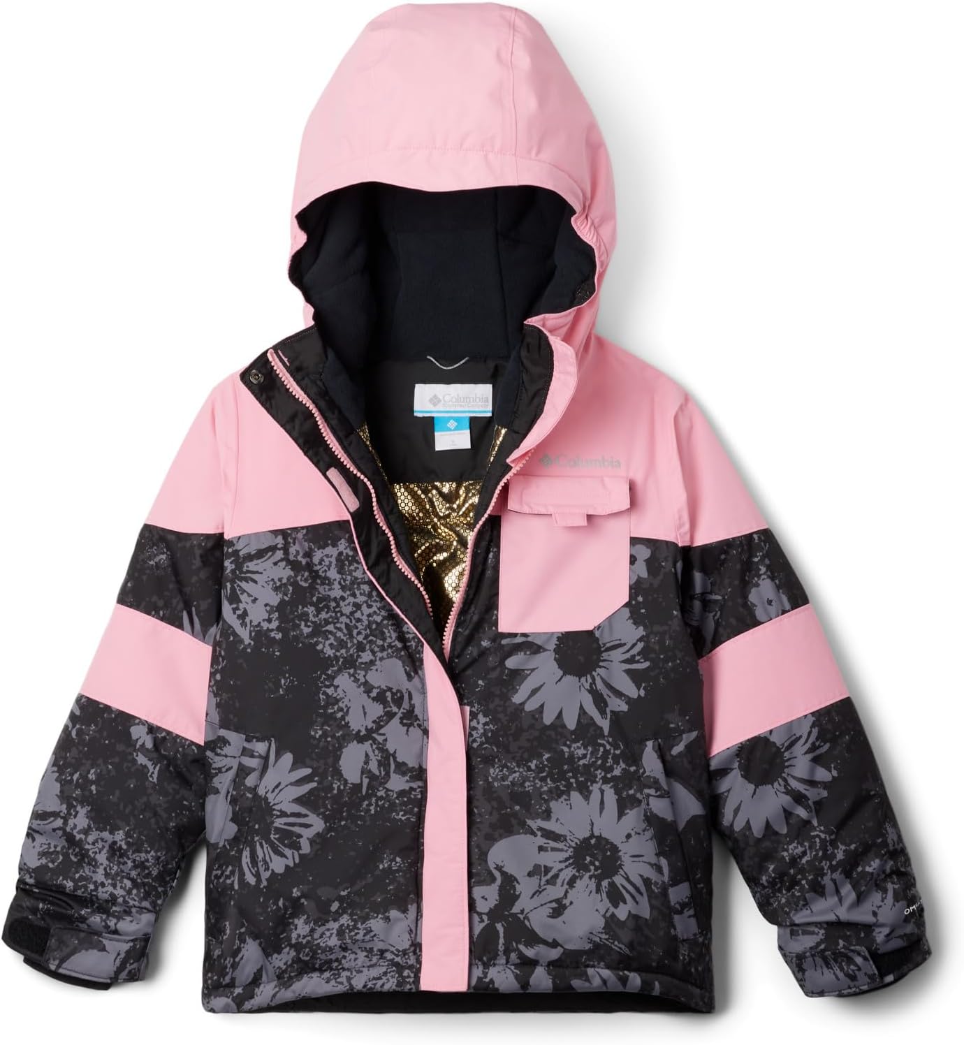 

Куртка Columbia Youth Girls Mighty Mogul II, Black Whimsy/Pink Orchid