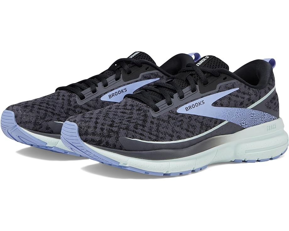 

Кроссовки Brooks Trace 3, цвет Blackened Pearl/Skylight/Iris