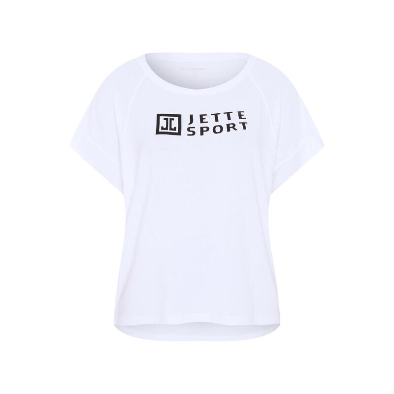 

Футболка с объемным логотипом JETTE SPORT, цвет weiss