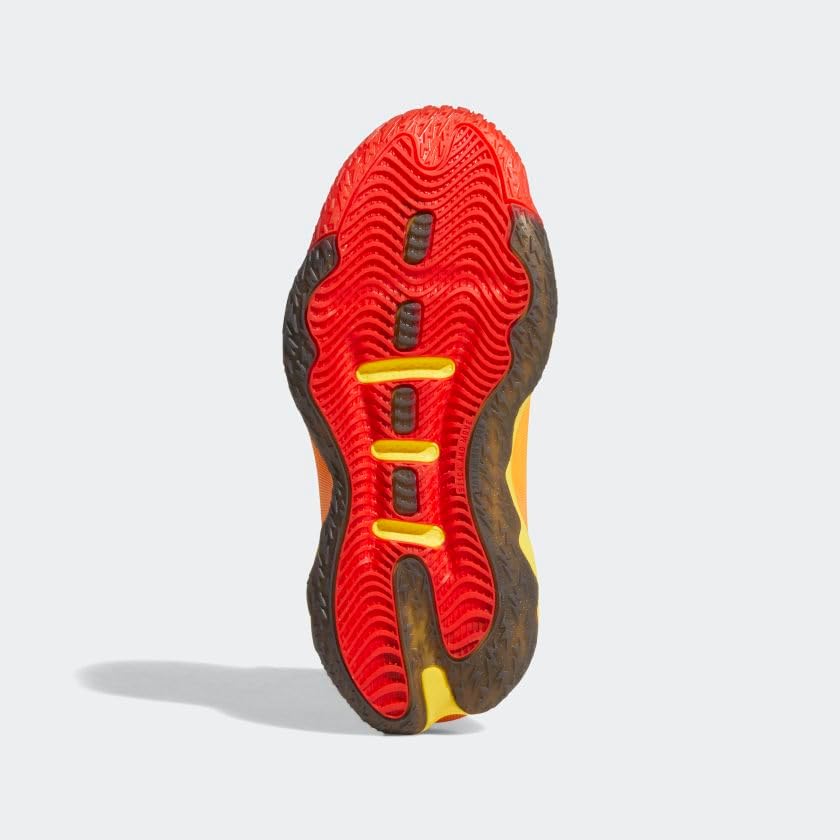 Мужские кроссовки adidas Harden Vol 6, красный/желтый/оранжевый — фото 4
