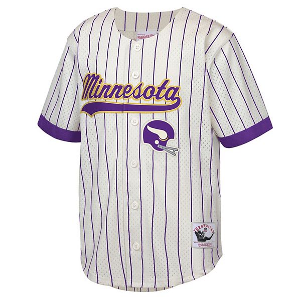 Бейсбольная футболка с именем и номером Randy Moss, Minnesota Vikings Mitchell & Ness — фото 3