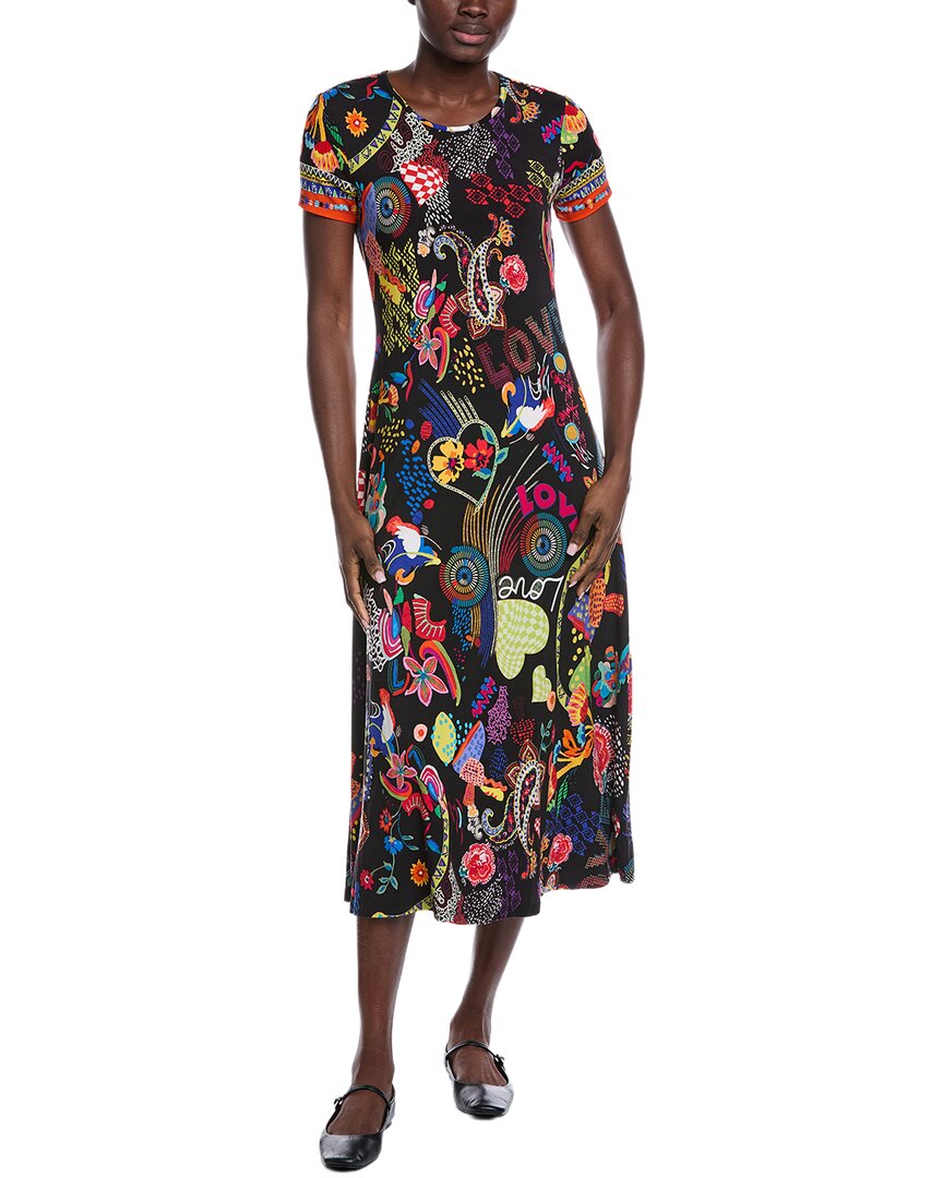 

Футболка с короткими рукавами и принтом «Джонни был любимым платьем Джени» Johnny Was, черный