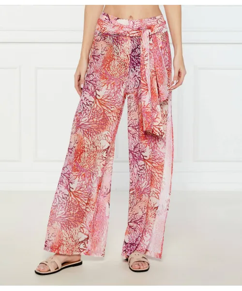 

Брюки Loose fit Guess, розовый