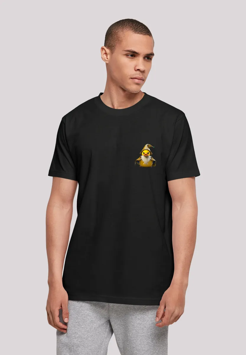 

F4NT4STIC Футболка "Rubber Duck Wizard TEE UNISEX", принт, черный