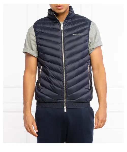 

Пуховик без рукавов Regular fit Armani Exchange, синий