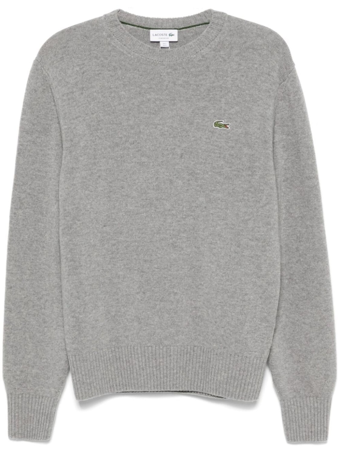 

Свитер с круглым вырезом Lacoste, серый