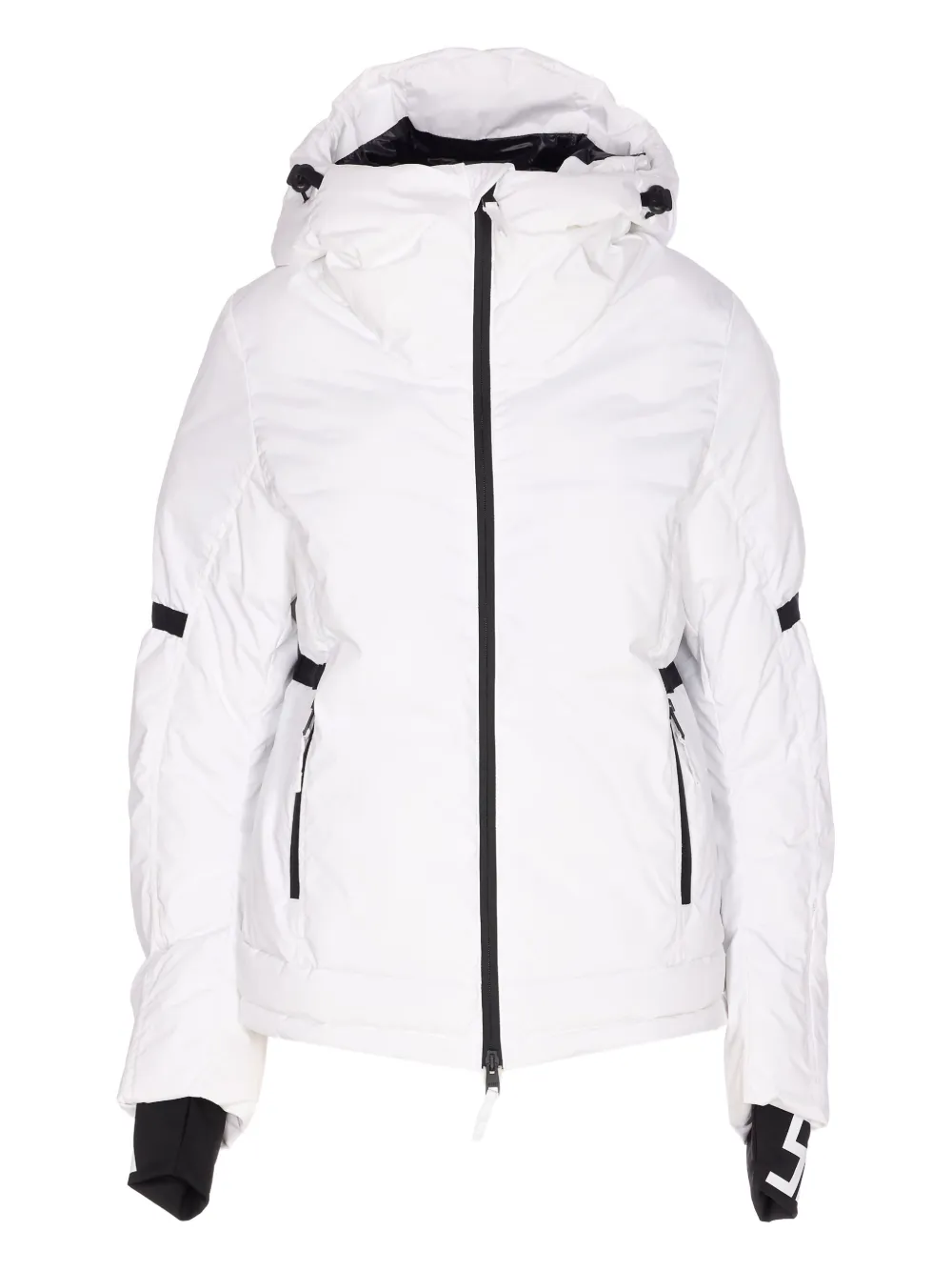 

Пальто с капюшоном и застежкой-молнией спереди Jetset, белый