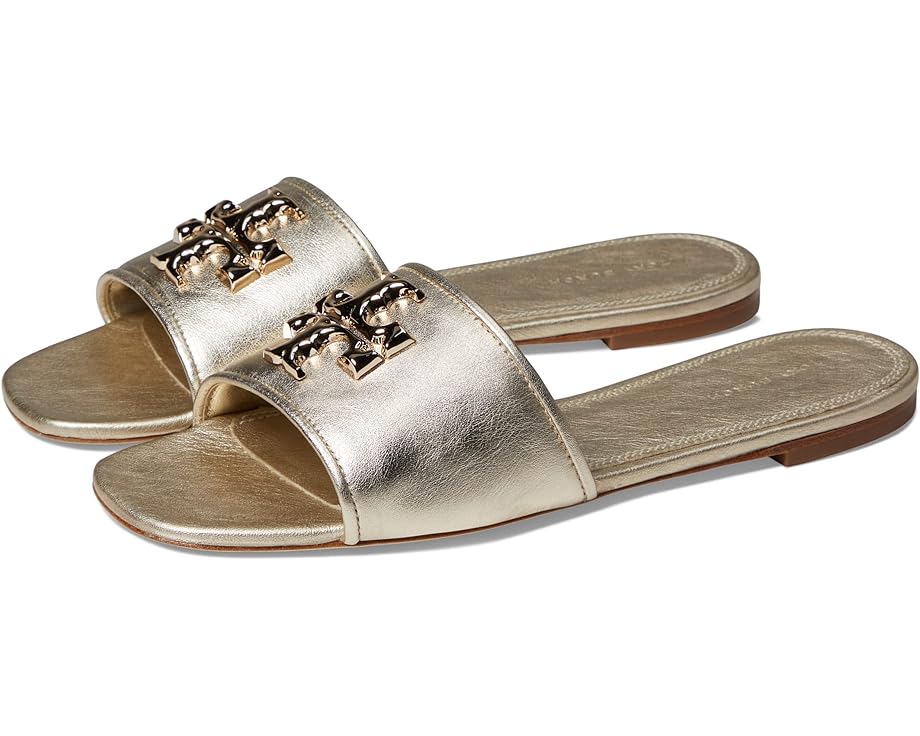 

Сандалии Tory Burch Eleanor Slide, цвет Spark Gold/Spark Gold