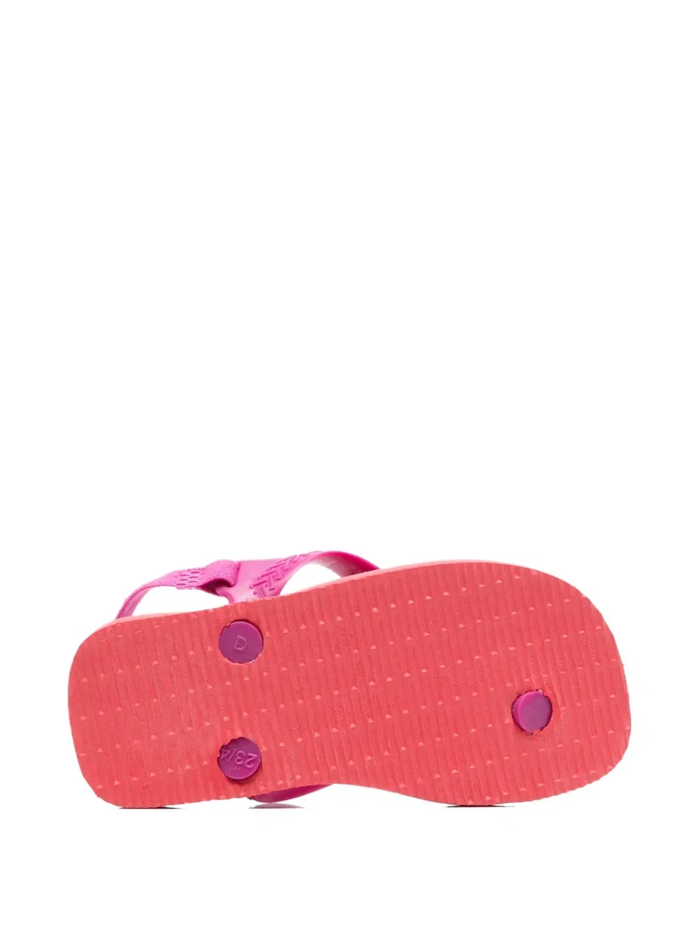 Сандалии с открытой пяткой и логотипом Havaianas Kids, розовый — фото 4