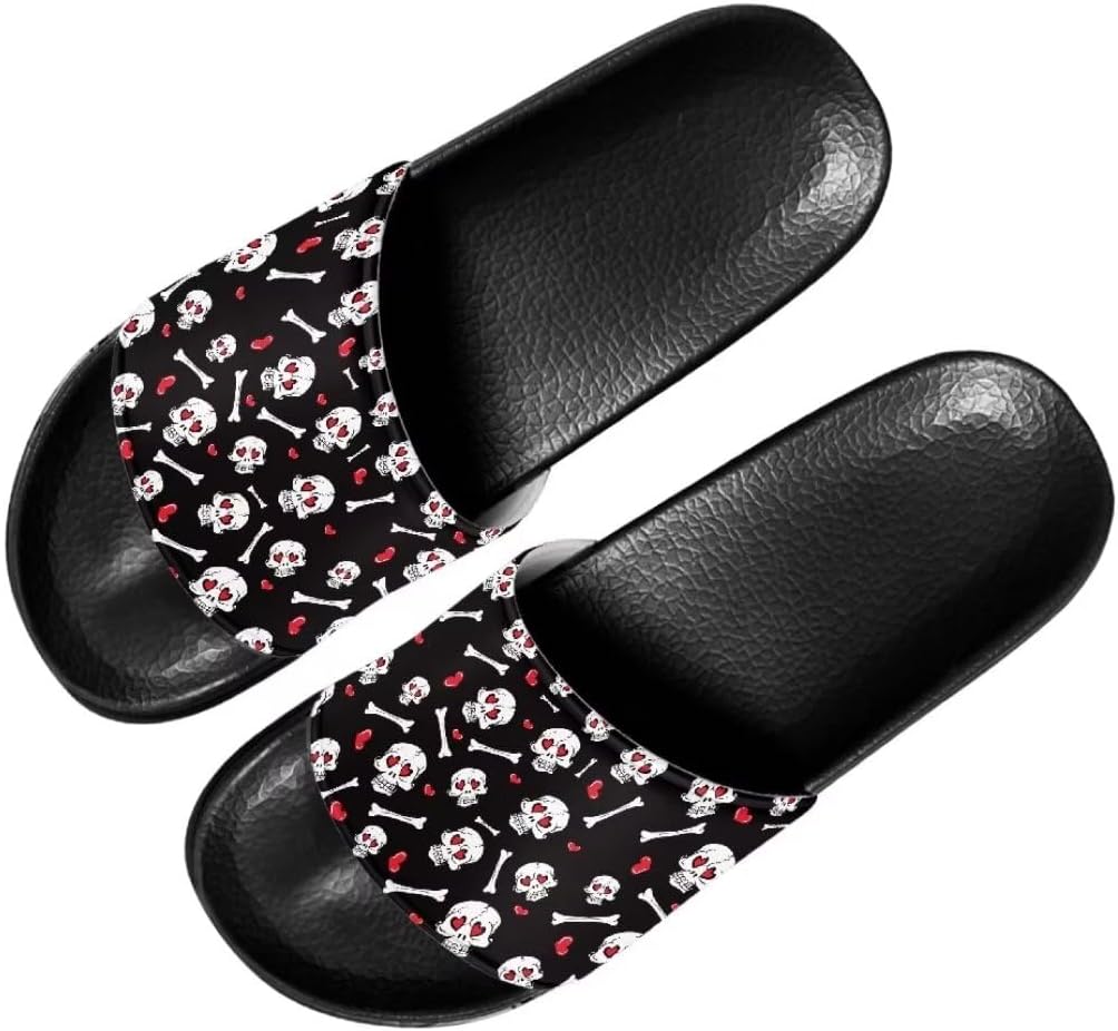 

Унисекс тапочки Mumeson, домашняя обувь, летние нескользящие пляжные сандалии, легкие тапочки для дома и улицы, размеры США 5-11, Skeleton-3