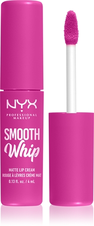 

Бархатная губная помада с разглаживающим эффектом NYX Professional Makeup Smooth Whip Matte Lip Cream, 20 Pom Pom 4 ml