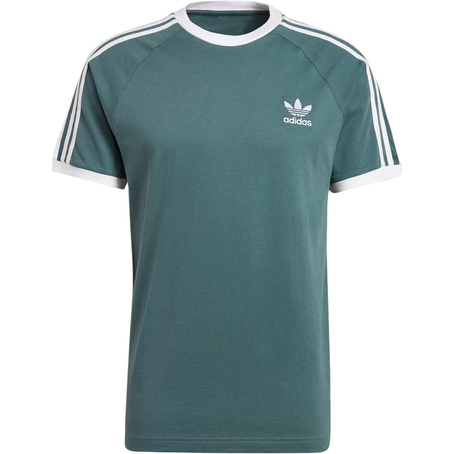 Adidas Originals Футболка мужская с тремя полосками Emerald