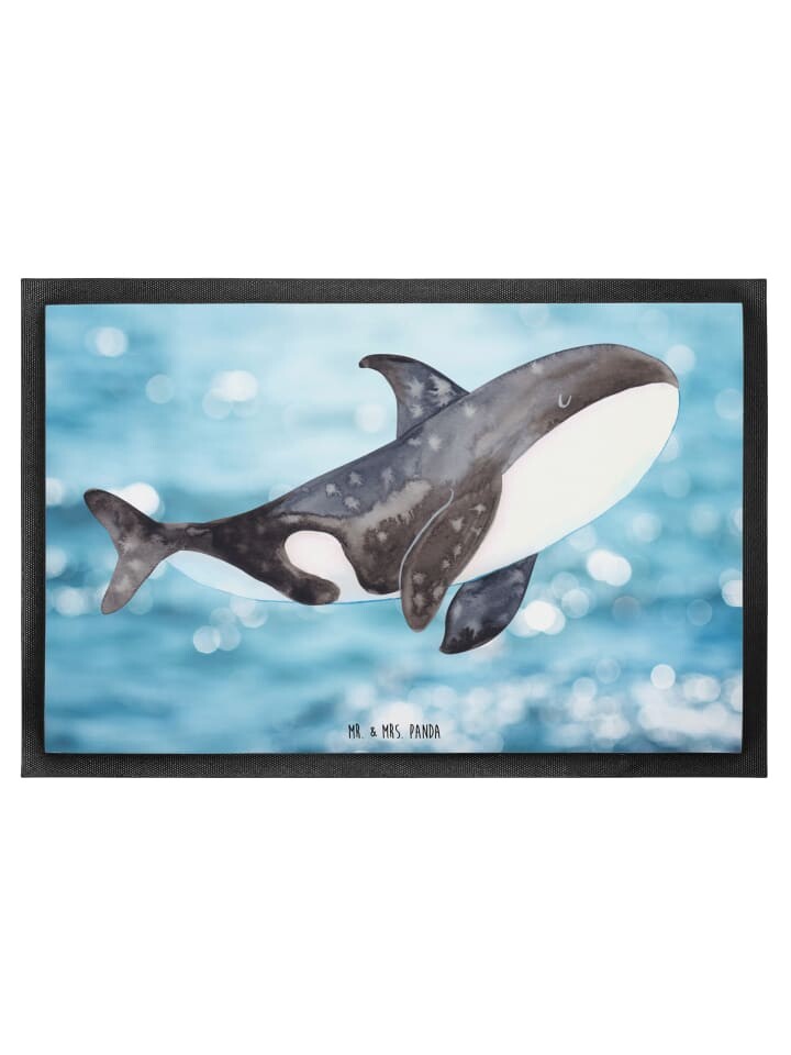 

Коврик для ног Mr. & Mrs. Panda, цвет oceanblue
