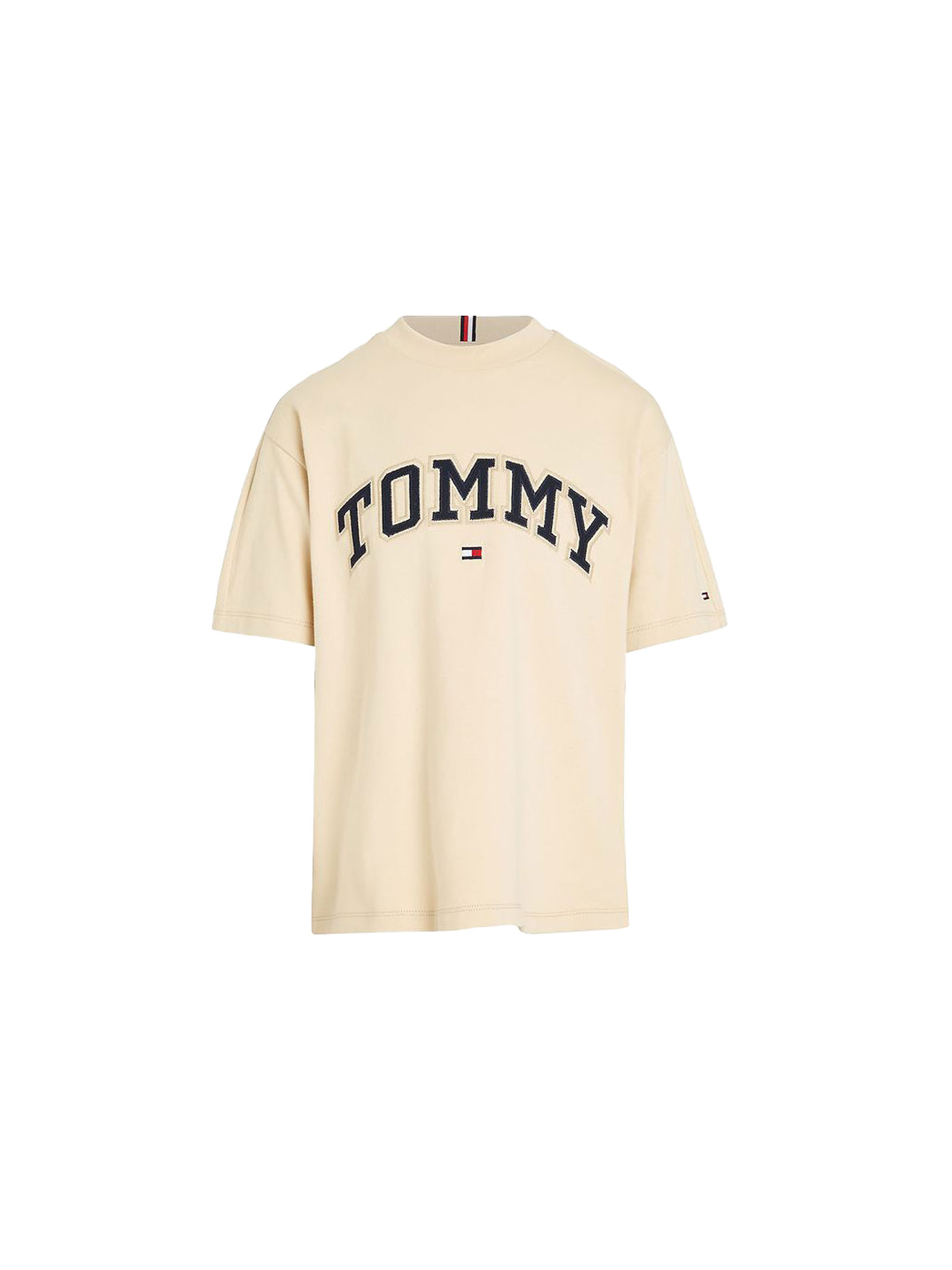 

Футболка jeans t-shirt varsity per bambini Tommy, бежевый