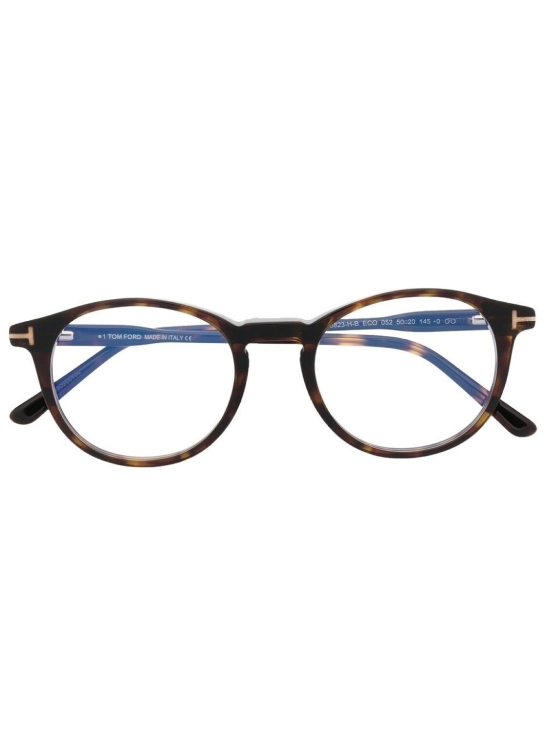

TOM FORD Eyewear очки в круглой оправе, коричневый