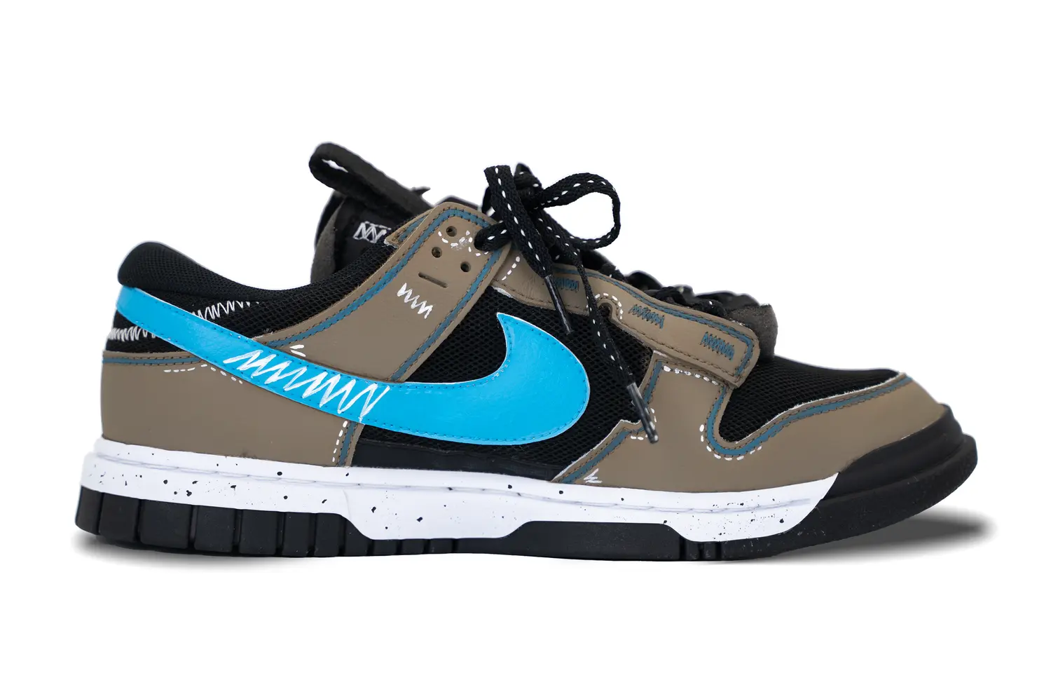 

Кроссовки Nike Air Dunk Jumbo Skateboard Shoes Men Low-Top Brown