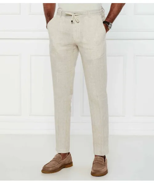 

Брюки из льна сакэ Slim fit Joop!, бежевый