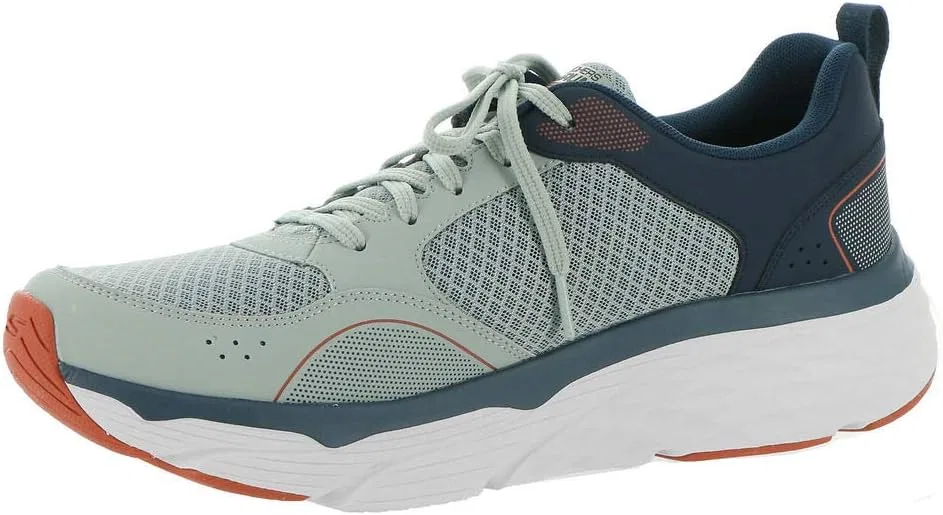 Мужские кроссовки Skechers Max Cushioning Elite, белый/темно-синий, размер M — фото 4