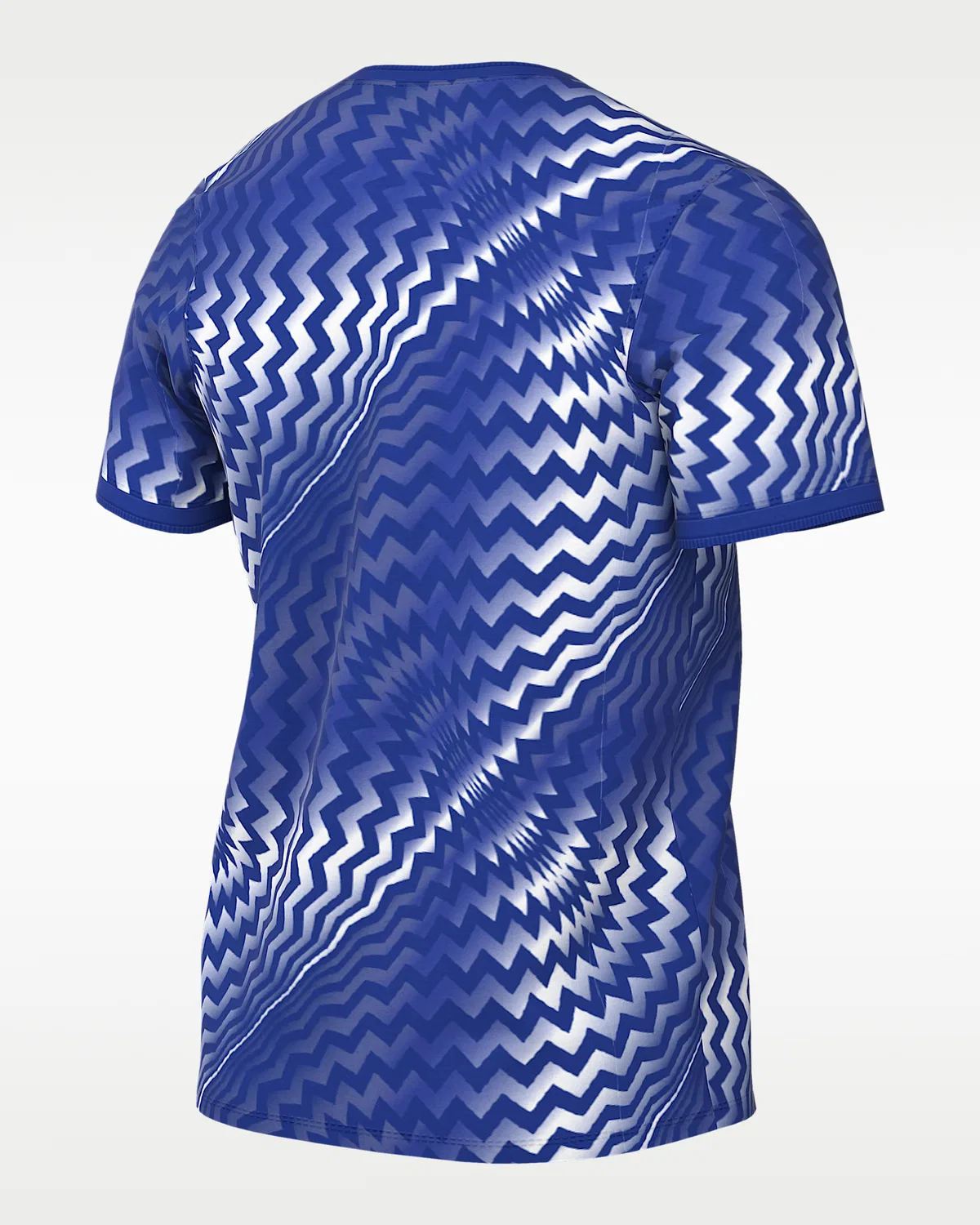 Мужская футболка Nike Dri-FIT для разминки перед матчем Финляндия, Hyper Blue/White/Jersey Gold — фото 2