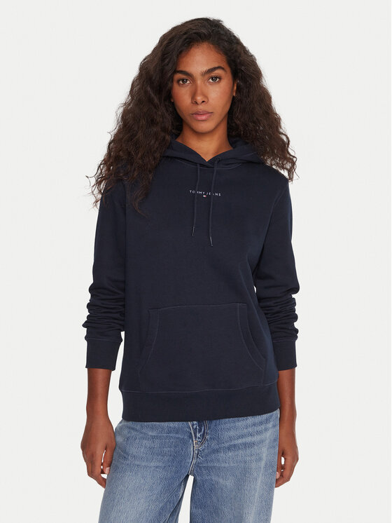 

Свитшот regular fit Linear DW0DW21963 Tommy Jeans, синий