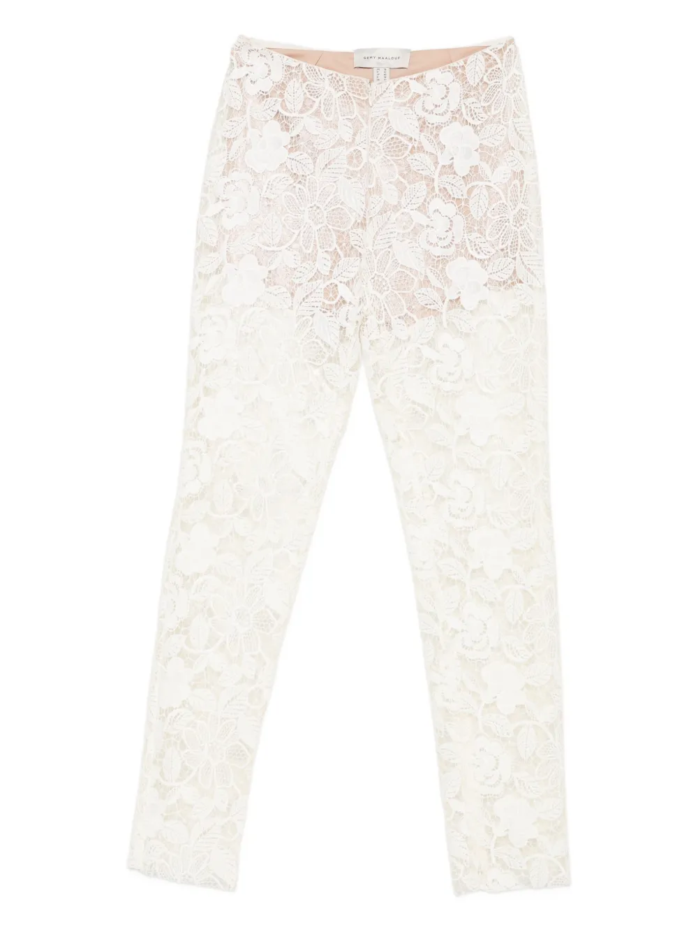 

Кружевные брюки Gemy Maalouf, белый