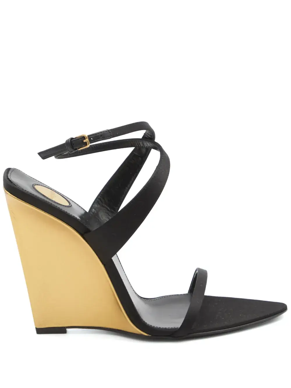 Сандалии Salomé Saint Laurent, черный