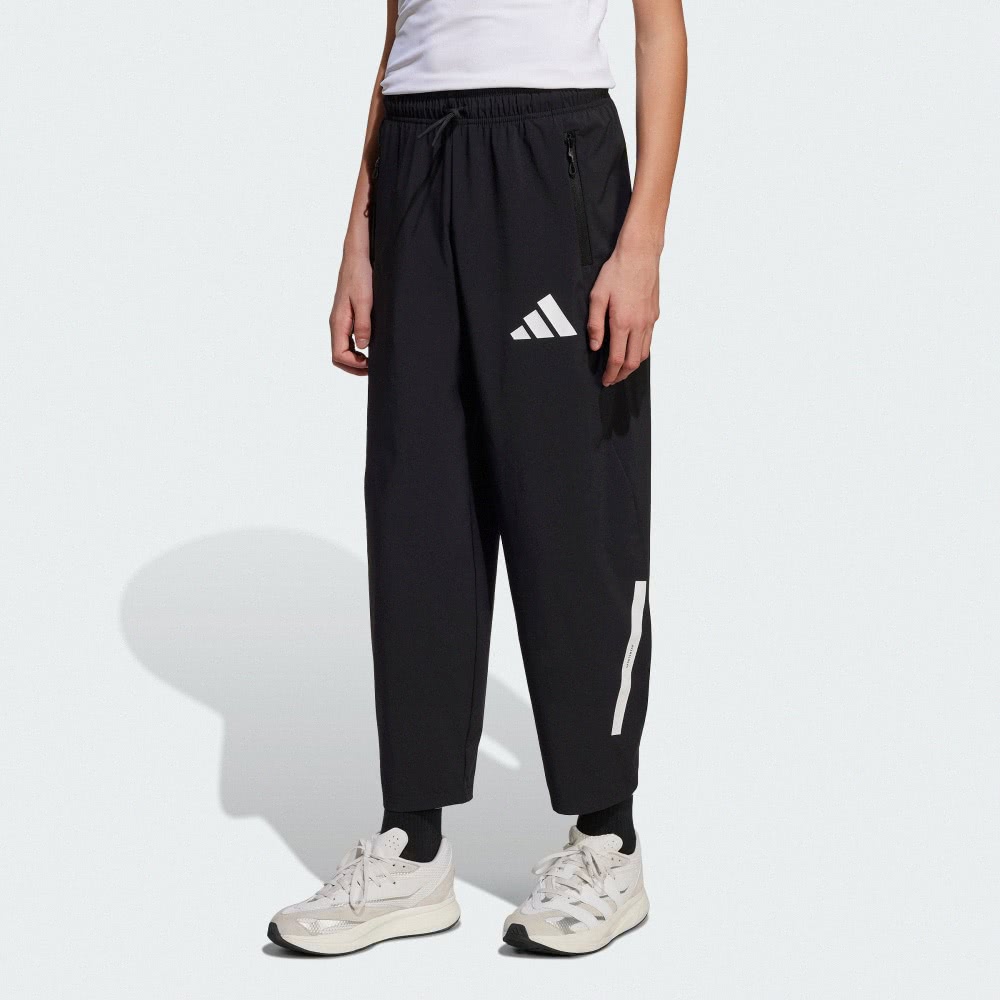 Adidas Подростковые вязаные спортивные штаны Z.N.E. Black — фото 4