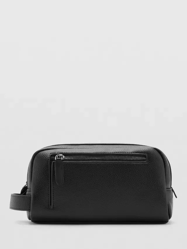 Косметичка на молнии, черная Mango