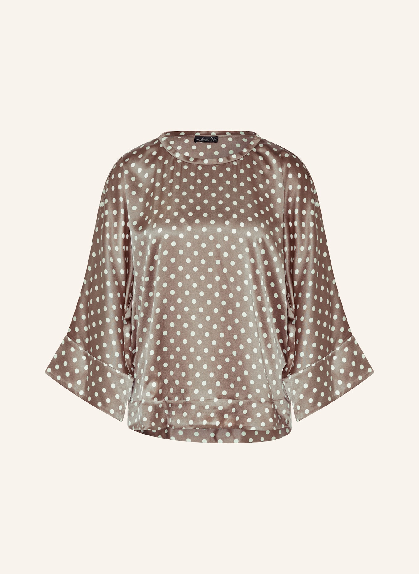 

Шелковая блузка-рубашка vl-olessa-xx с рукавами 3/4 Van Laack, мультиколор