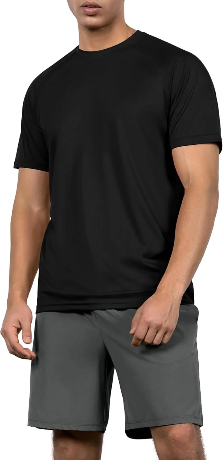 

ODODOS мужская футболка с быстрой сушкой и защитой UPF 50+