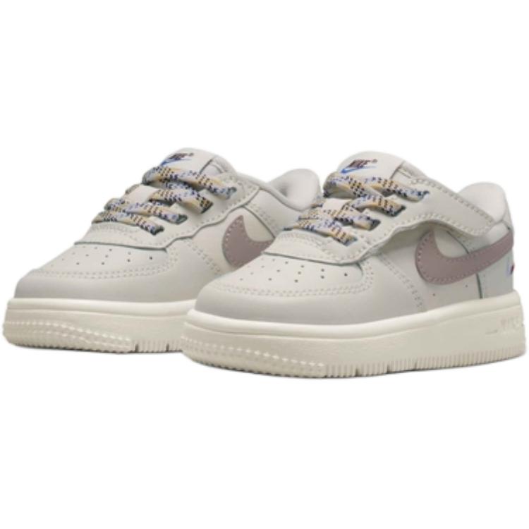 Nike Force 1 Low LV8 EasyOn низкие кроссовки для малышей коричневый — фото 4