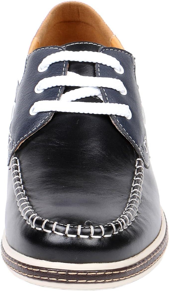Мужские модные кожаные ботинки-лодочки с подъемом на 2,4 GKC23 Jota Shoes, черный — фото 2