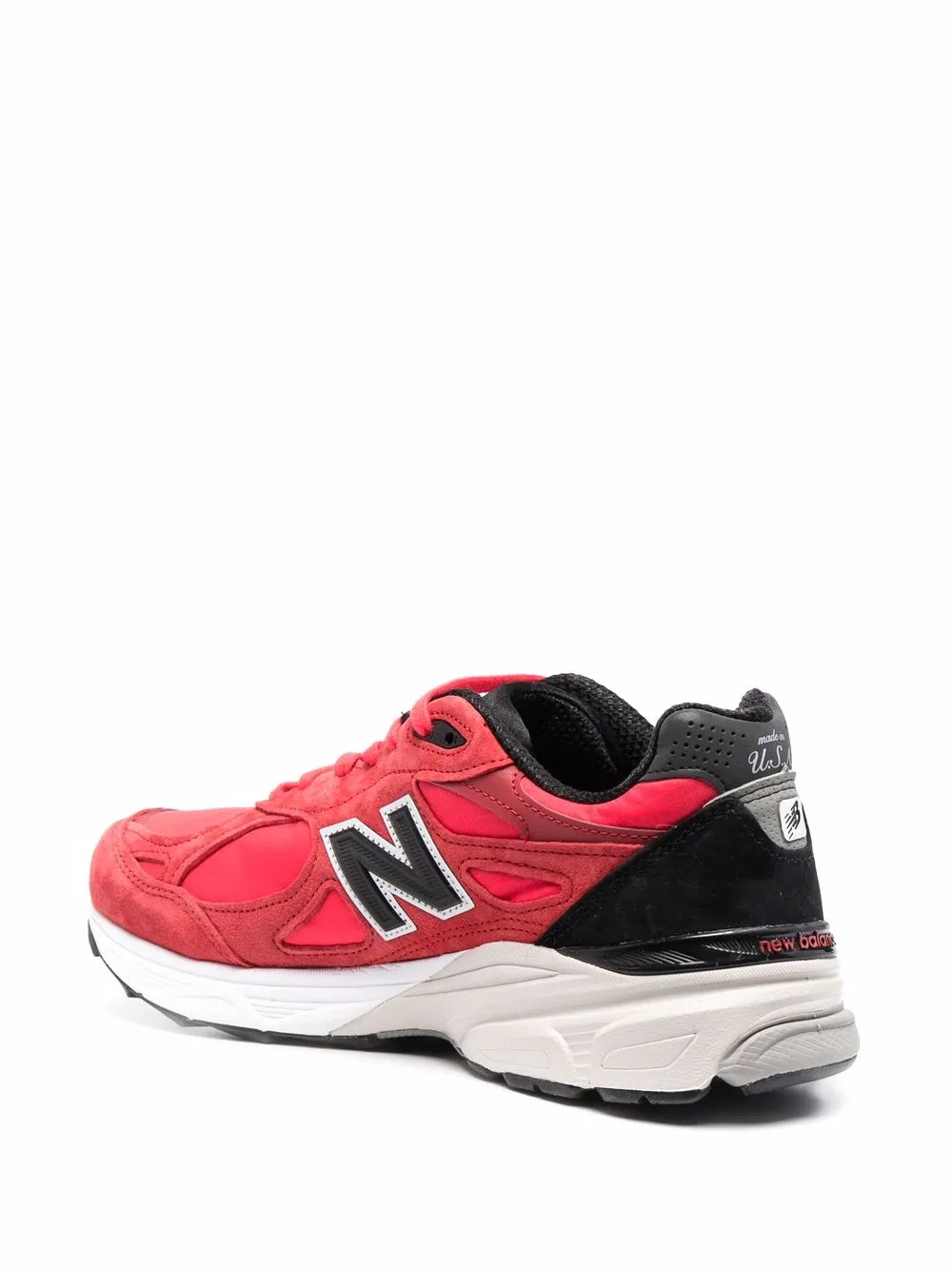 Кроссовки Made in USA 990 NEW BALANCE, красный — фото 3